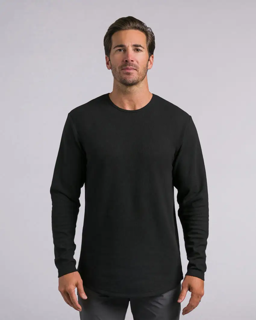 Thermal Drop-Cut Long Sleeve