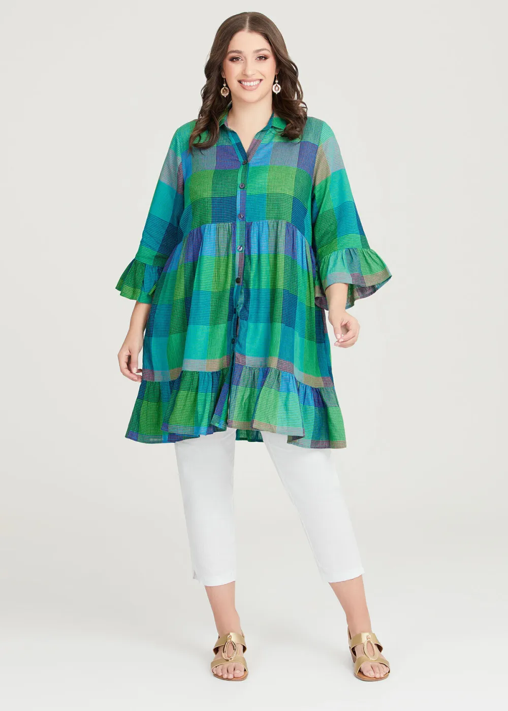 Linen Blend Indigo Days Shirt