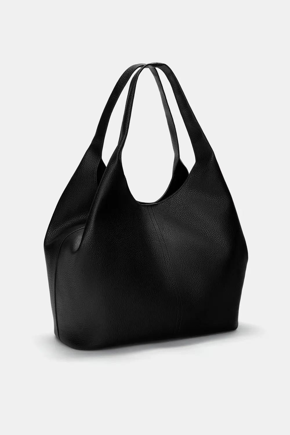 Bolso shopper efecto piel