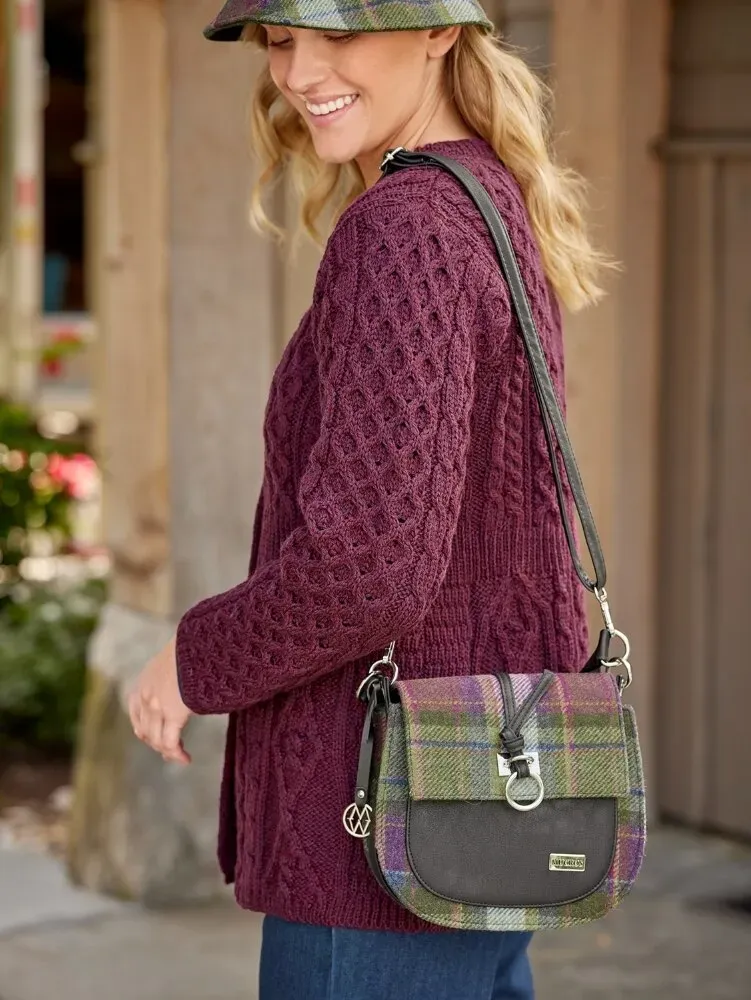 Irish Wool Plaid Two-Way Crossbody Bag