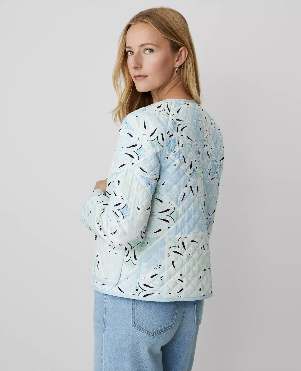 Weekend Collection Paisley Quilted Jacket