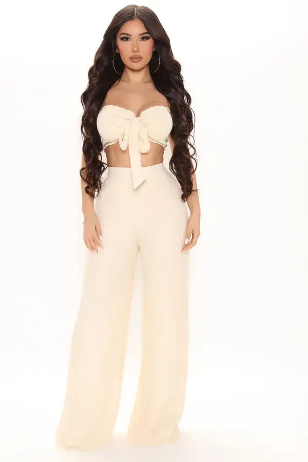 Well Wishes Pant Set - Cream