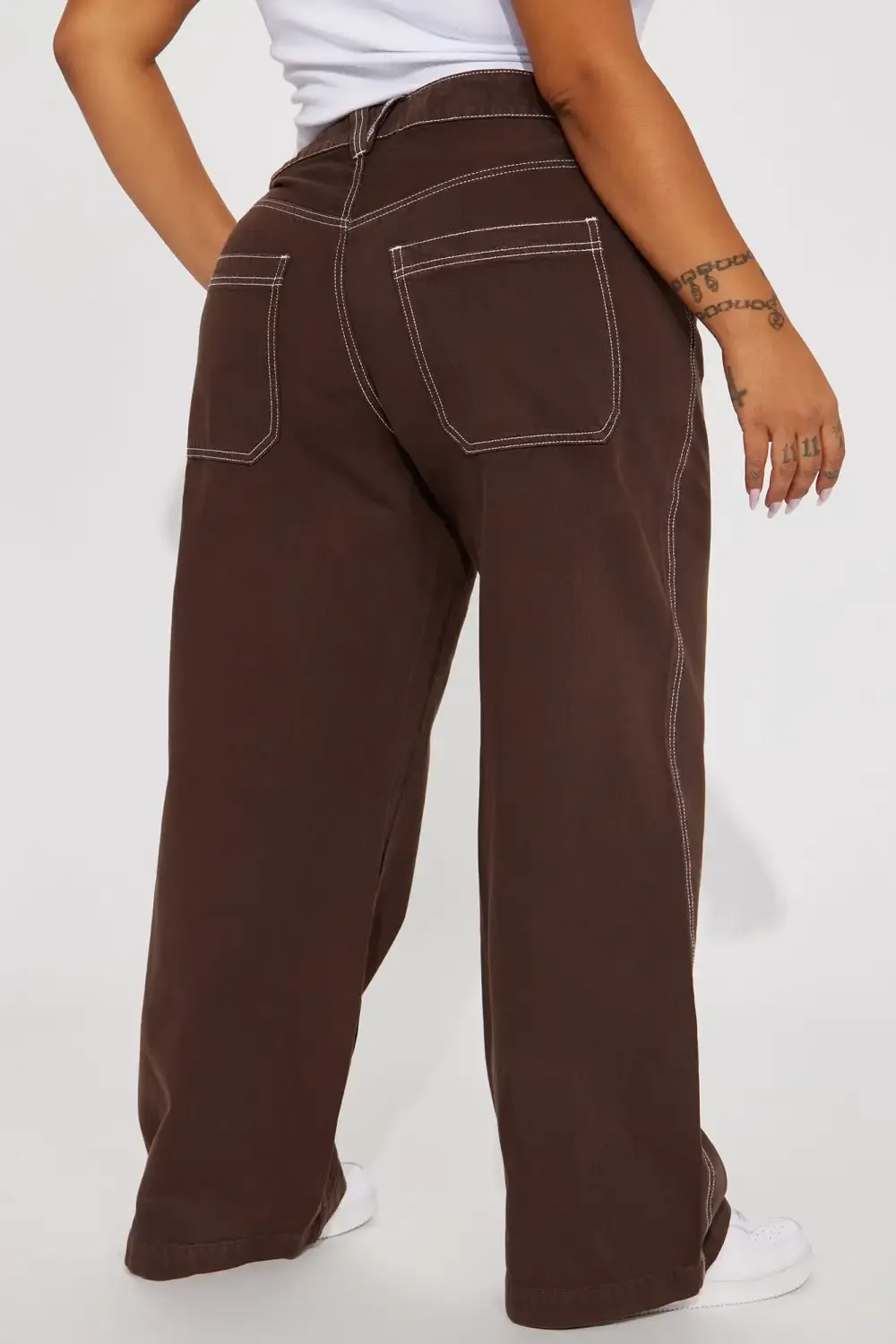 Palermo Non Stretch Skater Jeans - Chocolate