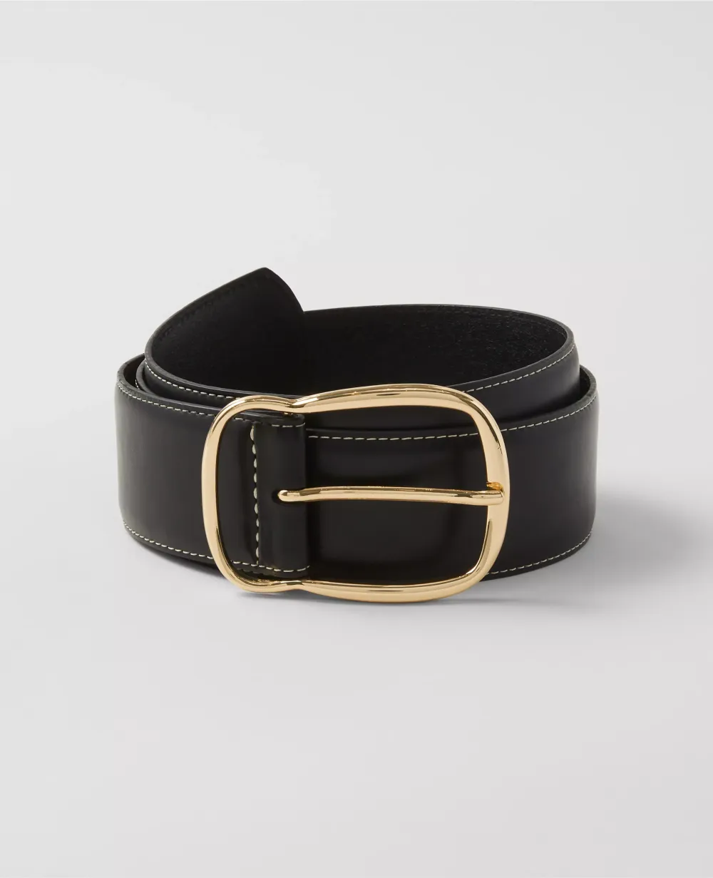 Stitched Wide Belt