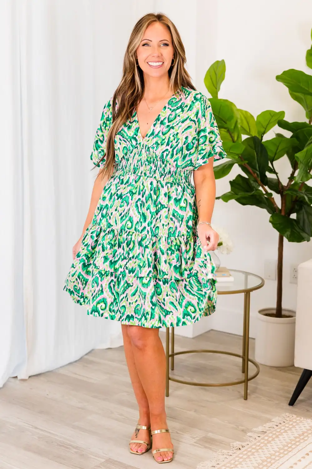 Good Intentions Dress, Green
