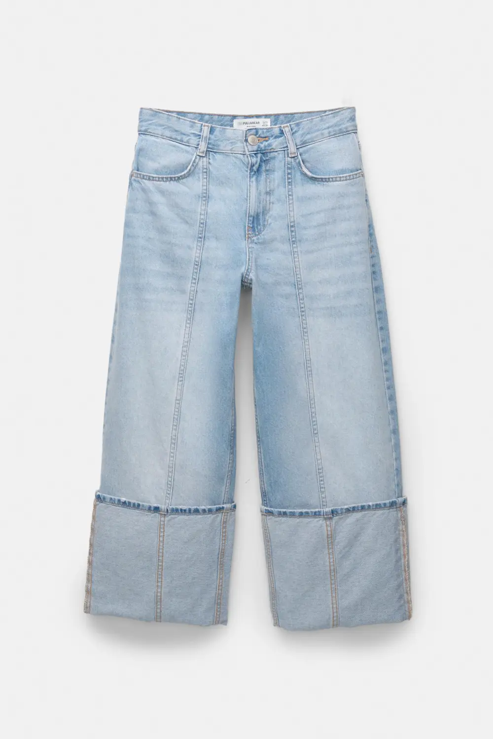 Jeans baggy vuelta bajo