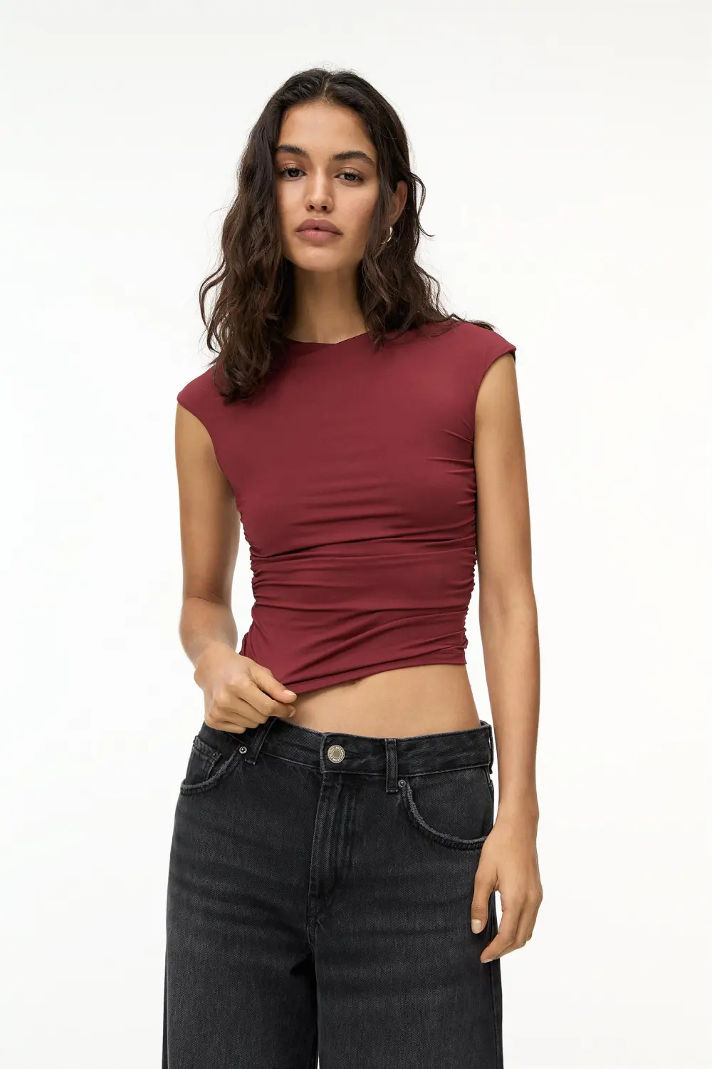Polyamide cut-out top