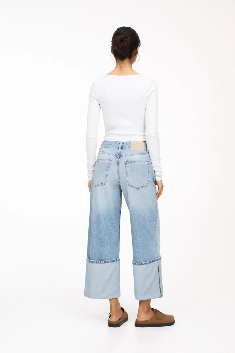 Jeans baggy vuelta bajo