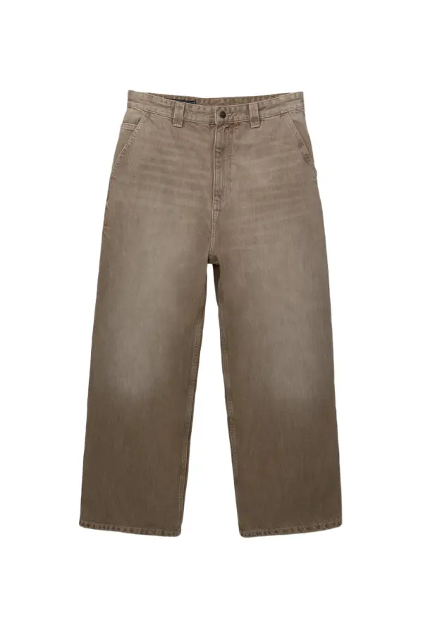 Brown skater jeans
