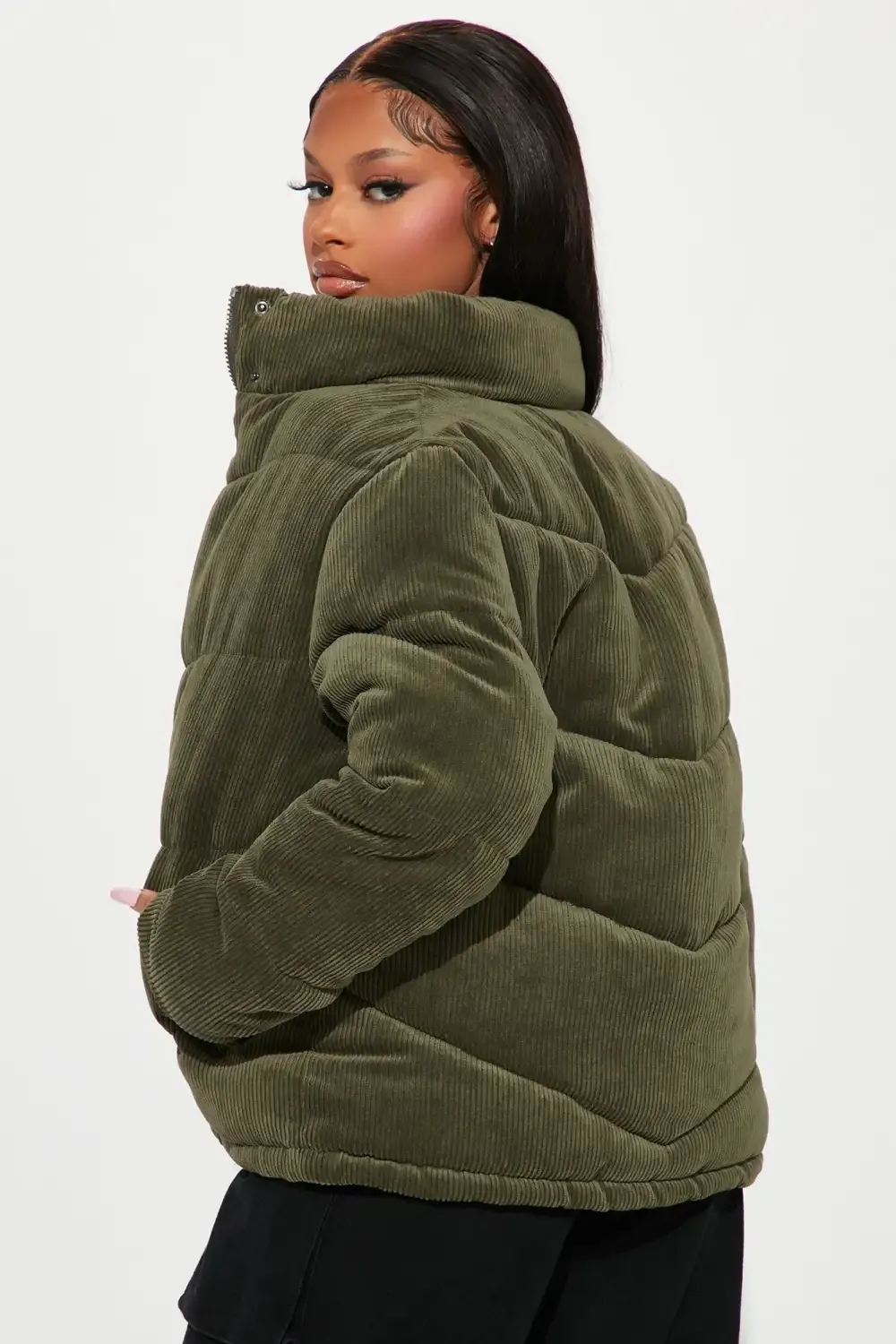 By The Campfire Corduroy Jacket - Olive