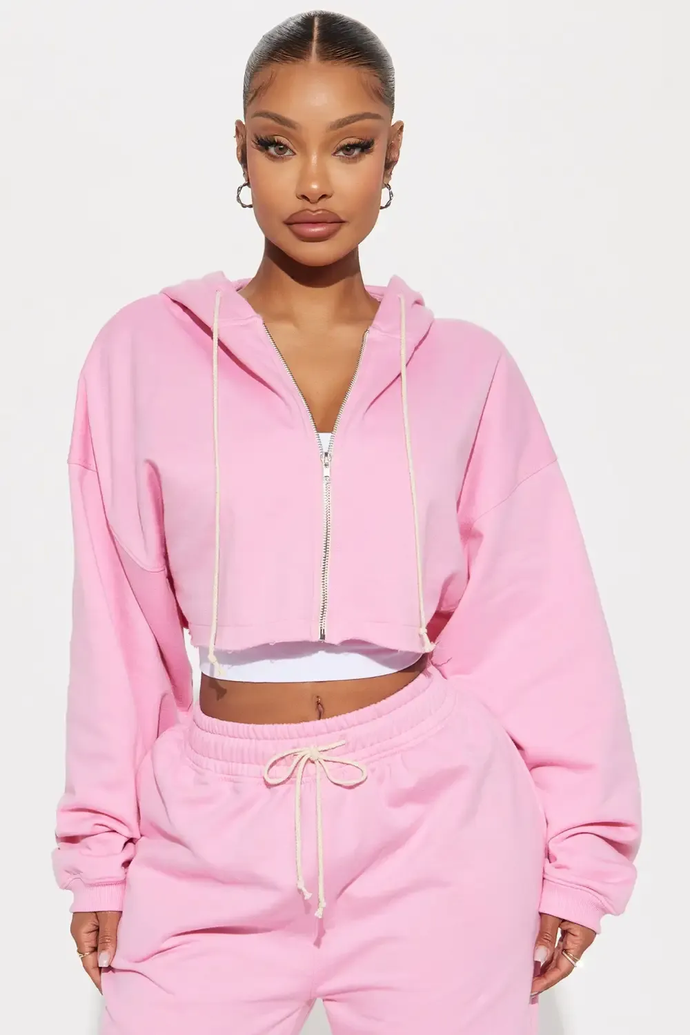 On The Way Sweatpant Set - Pink