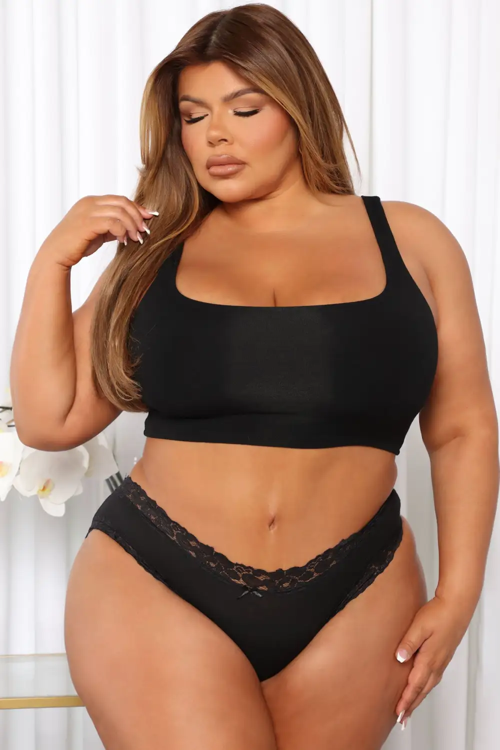 Saturday Feeling Hipster Panty - Black
