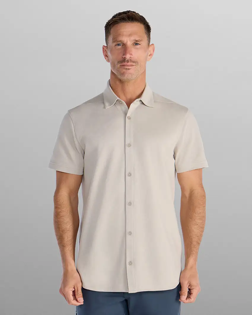 Bayside Oxford Short Sleeve Button Down