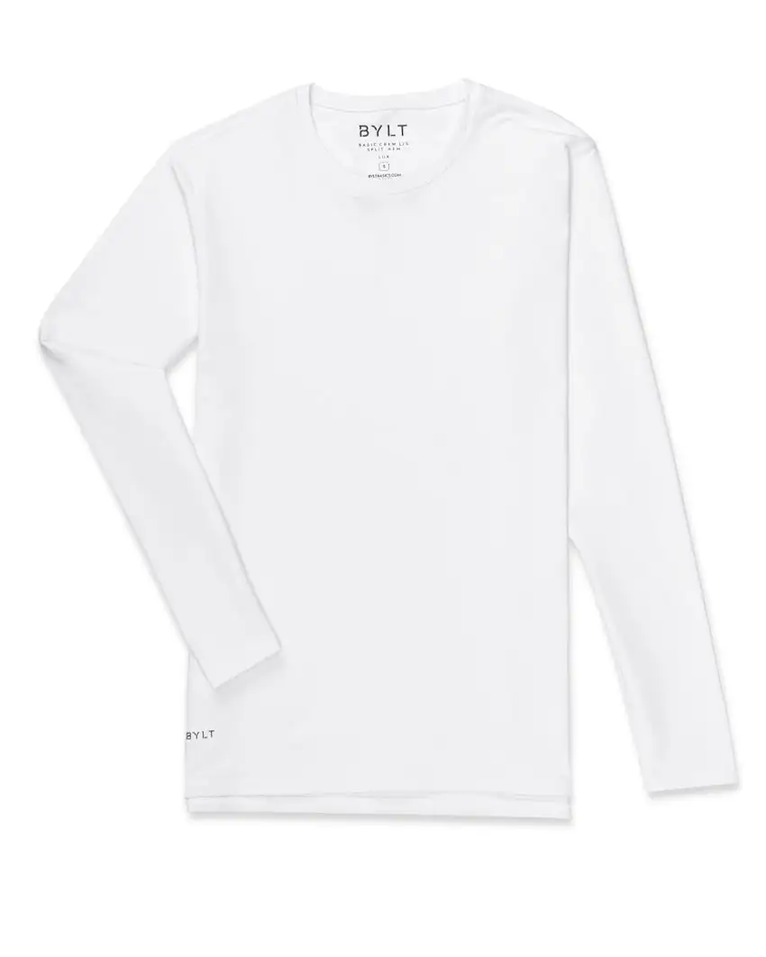 Long Sleeve: Lux Split Hem