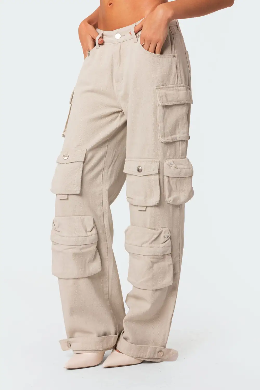 Oversized Boyfriend Cargo Jeans