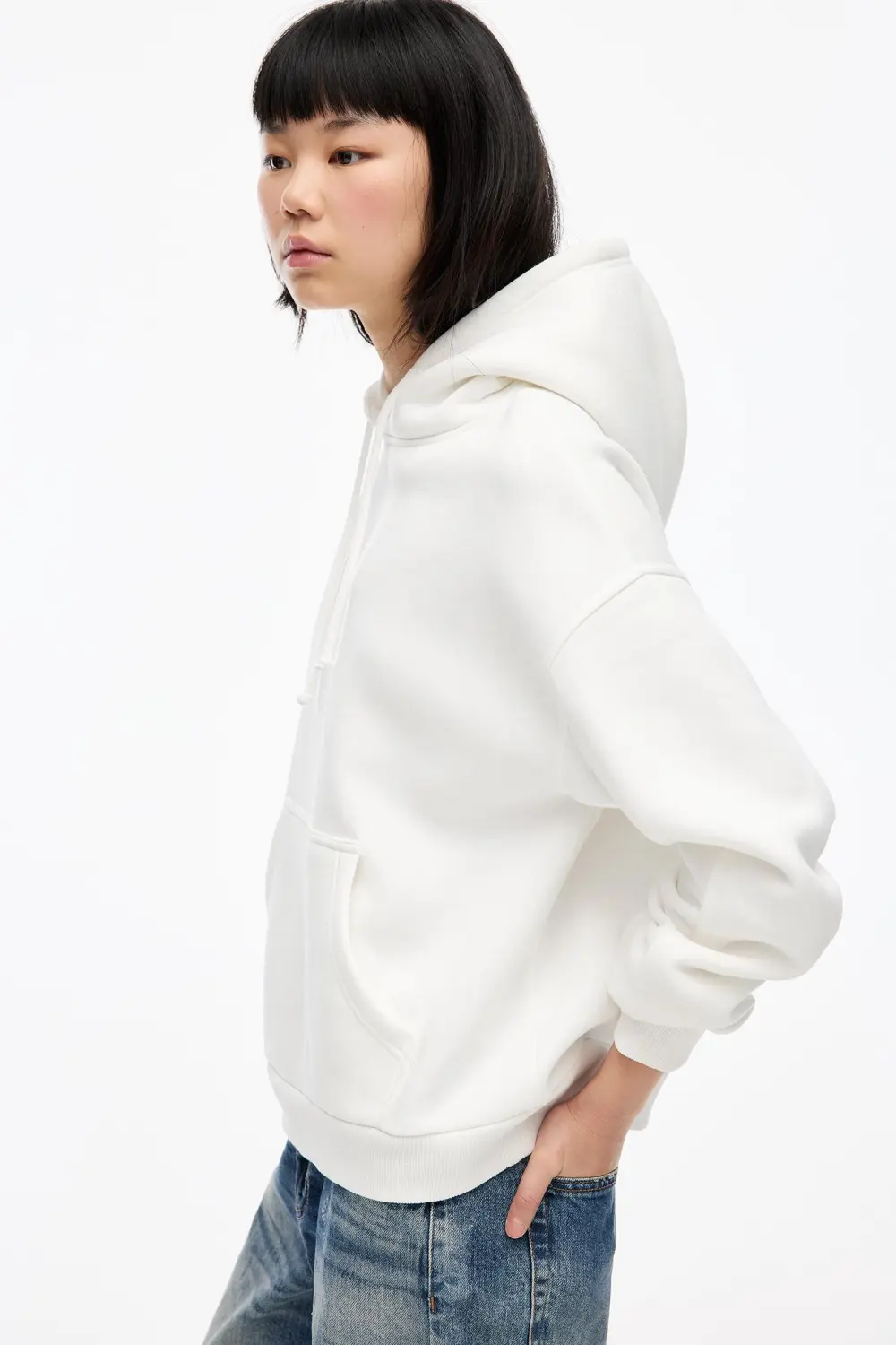 Sudadera básica capucha