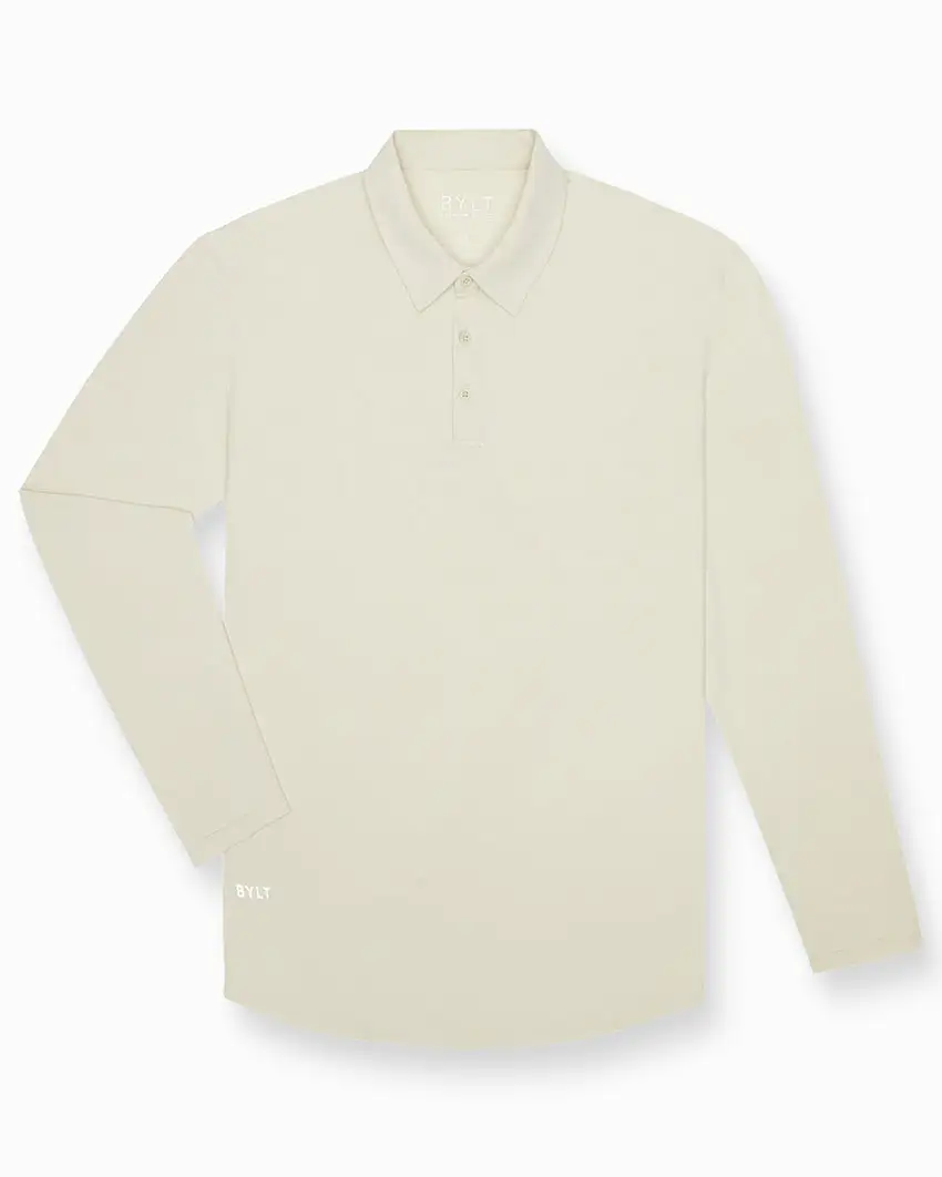 Drop-Cut Long Sleeve: Lux Polo