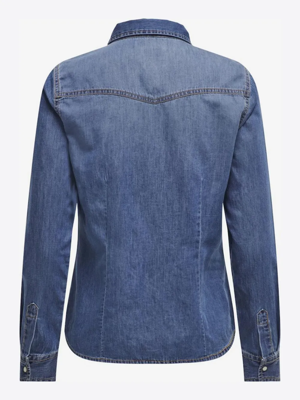 Breast Pocket Casual Style Blouses