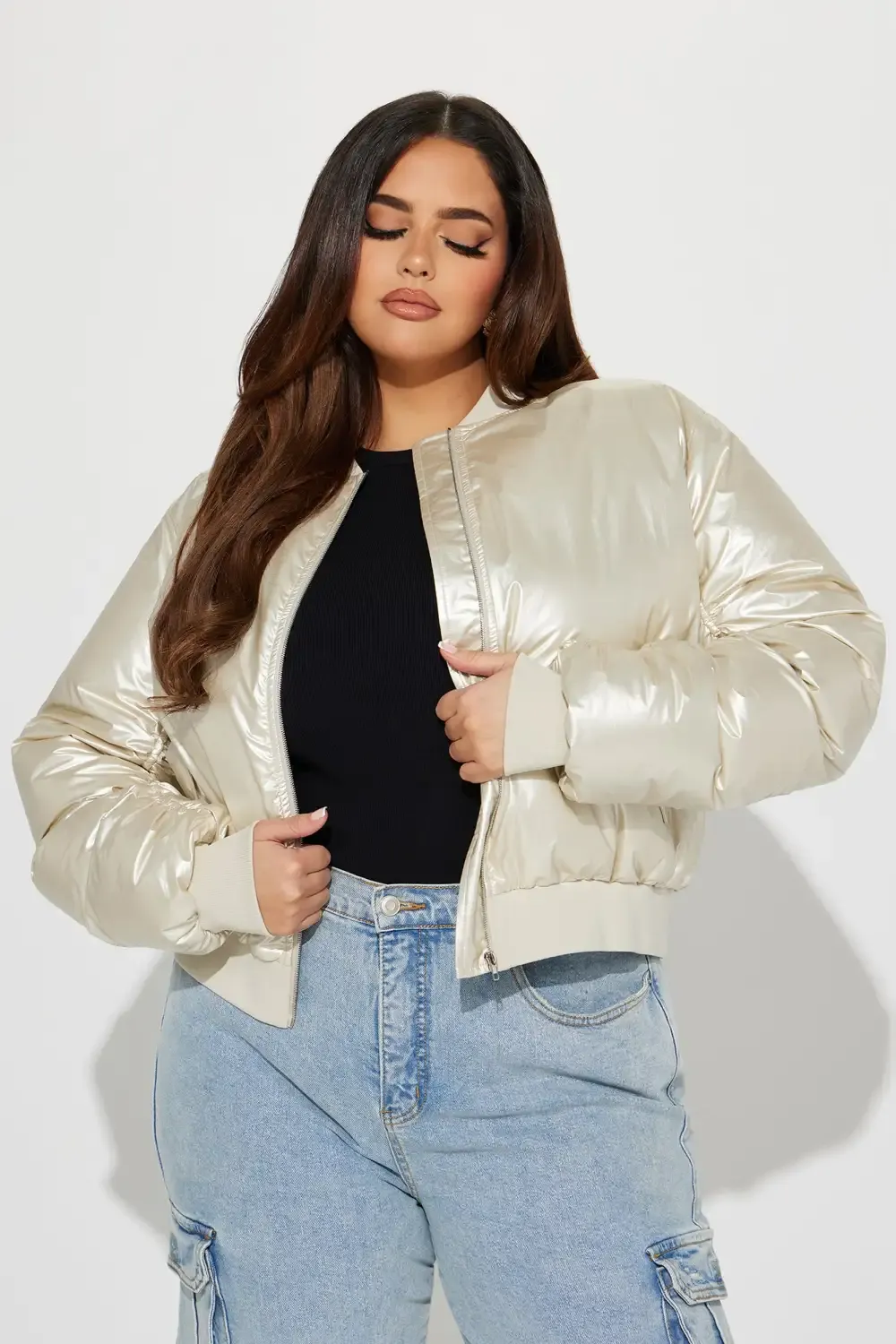 Tap Out Puffer Jacket - Cream