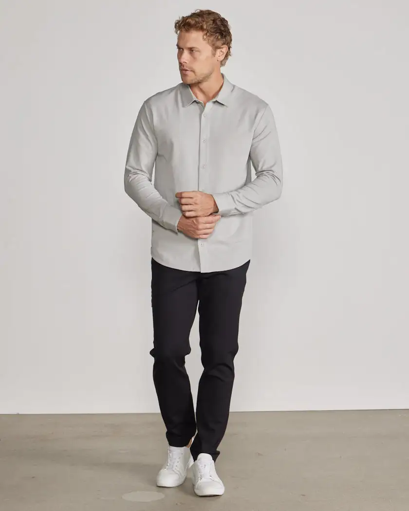Lux Long Sleeve Button Down