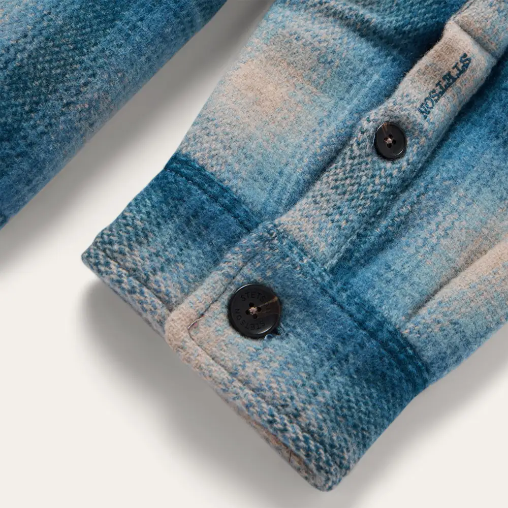 Wool Plaid Shirt Jacket