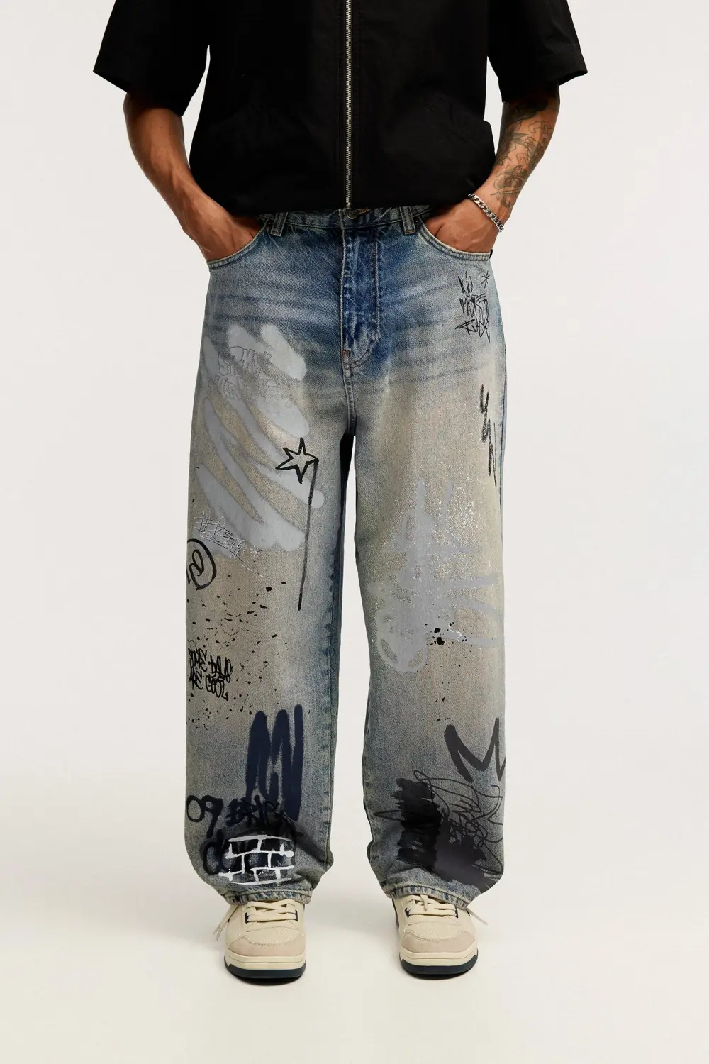 Graffiti skater jeans