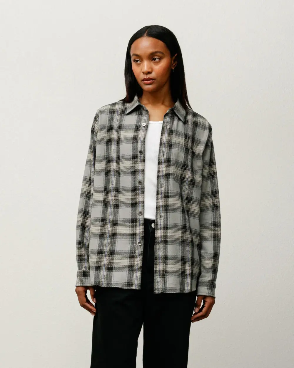 MOTIF PLAID SHIRT