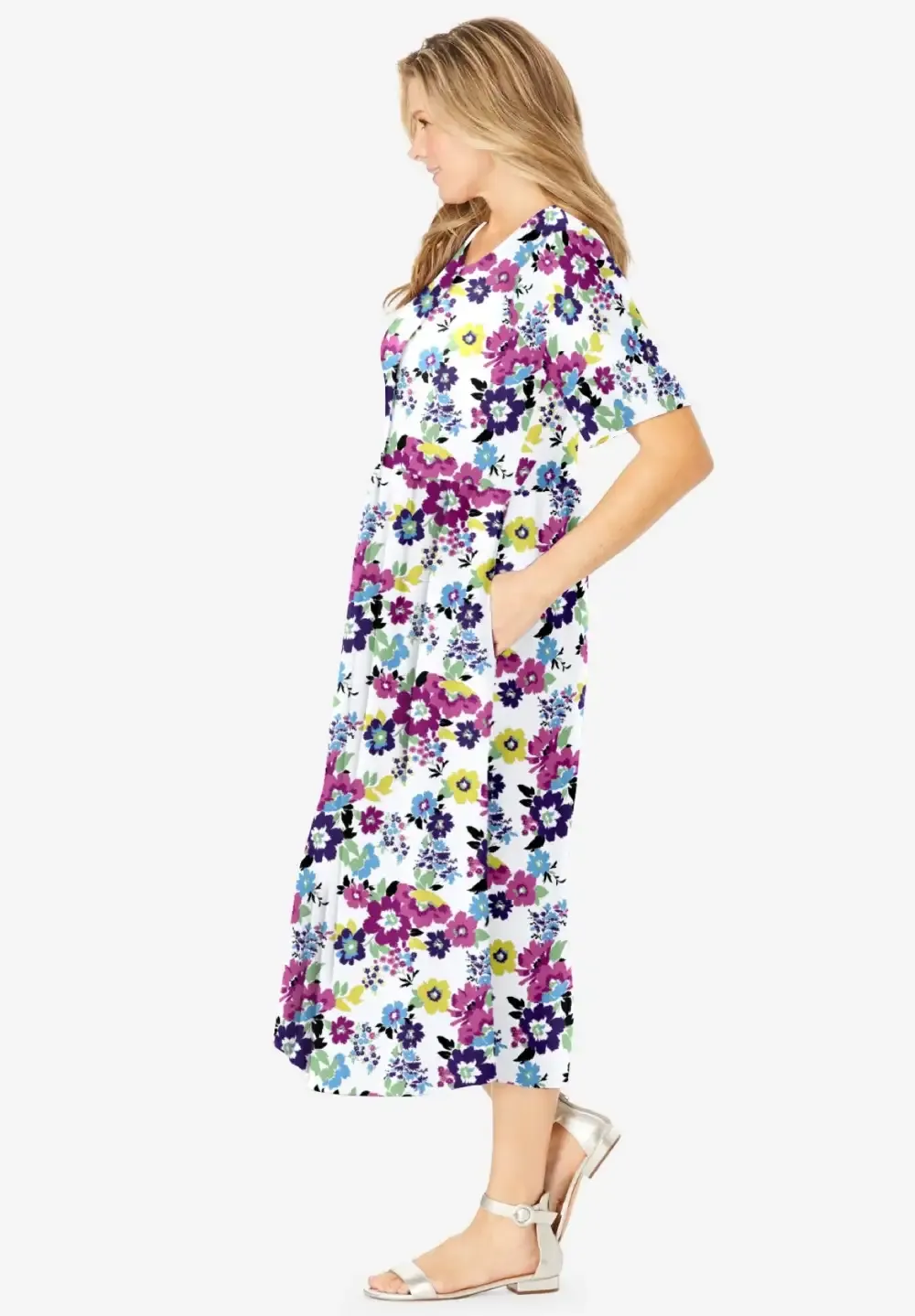 Button-Front Essential Dress