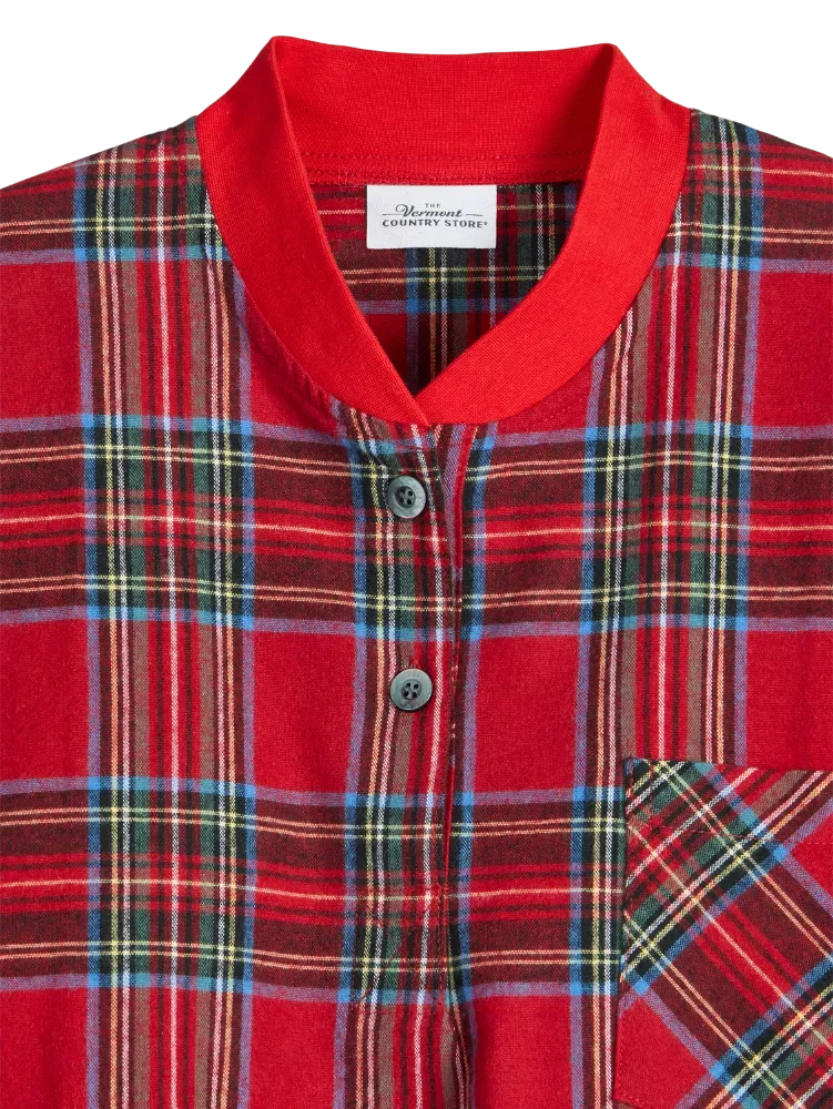 Women's Portuguese Cotton Flannel Ski Pajama Set