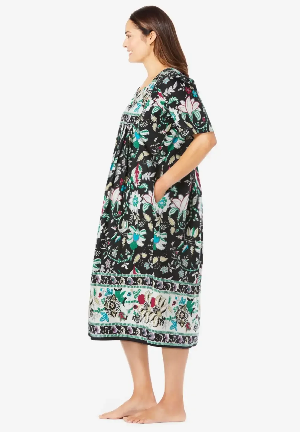 Mixed Print Short Lounger