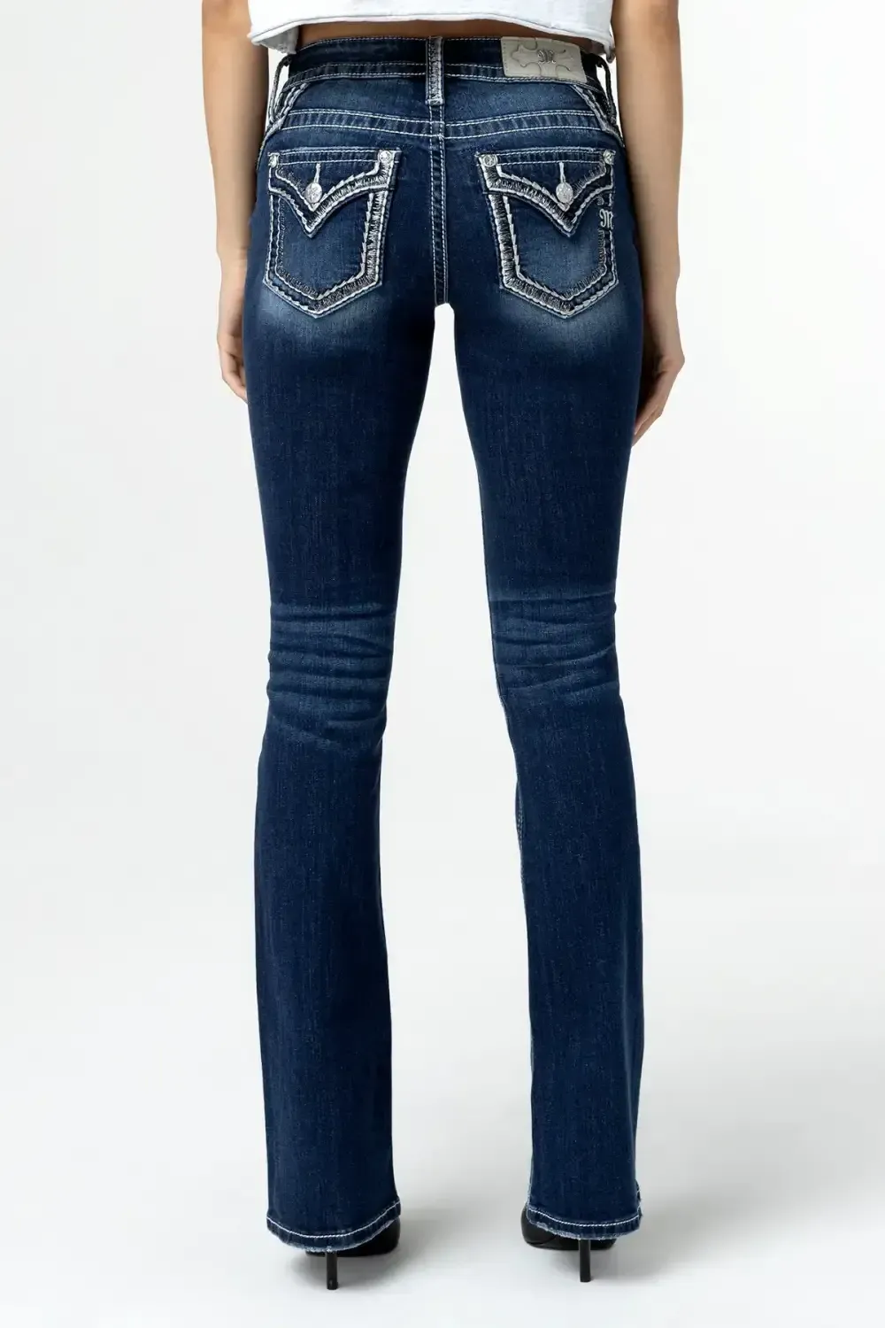 Stitched Nora Bootcut Jeans