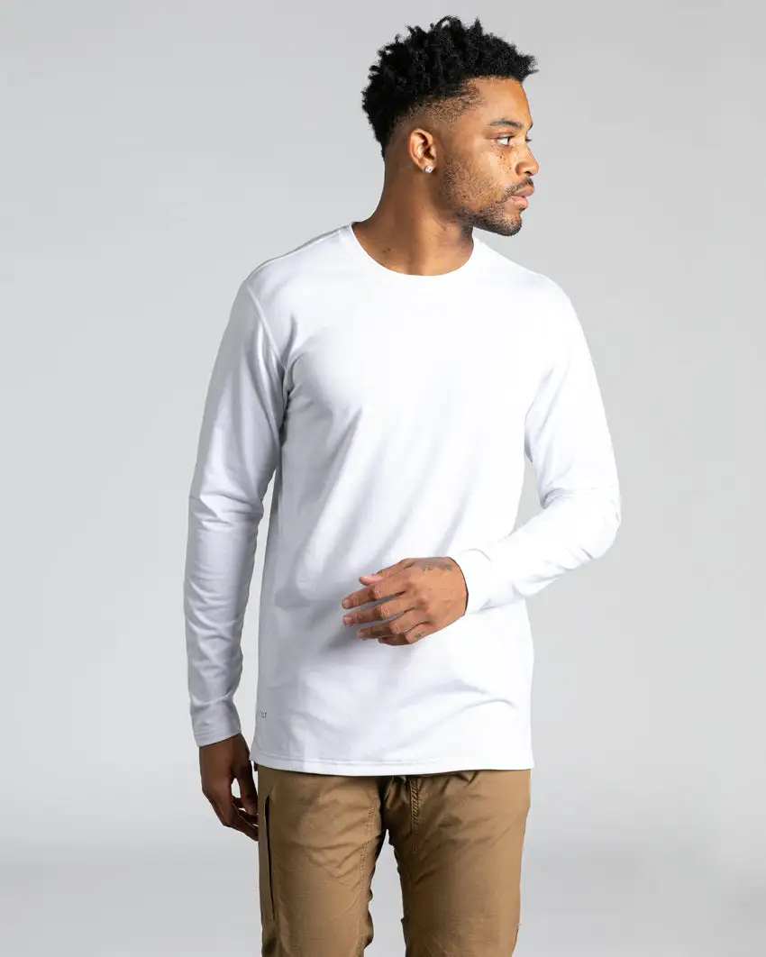 Long Sleeve: Lux Split Hem
