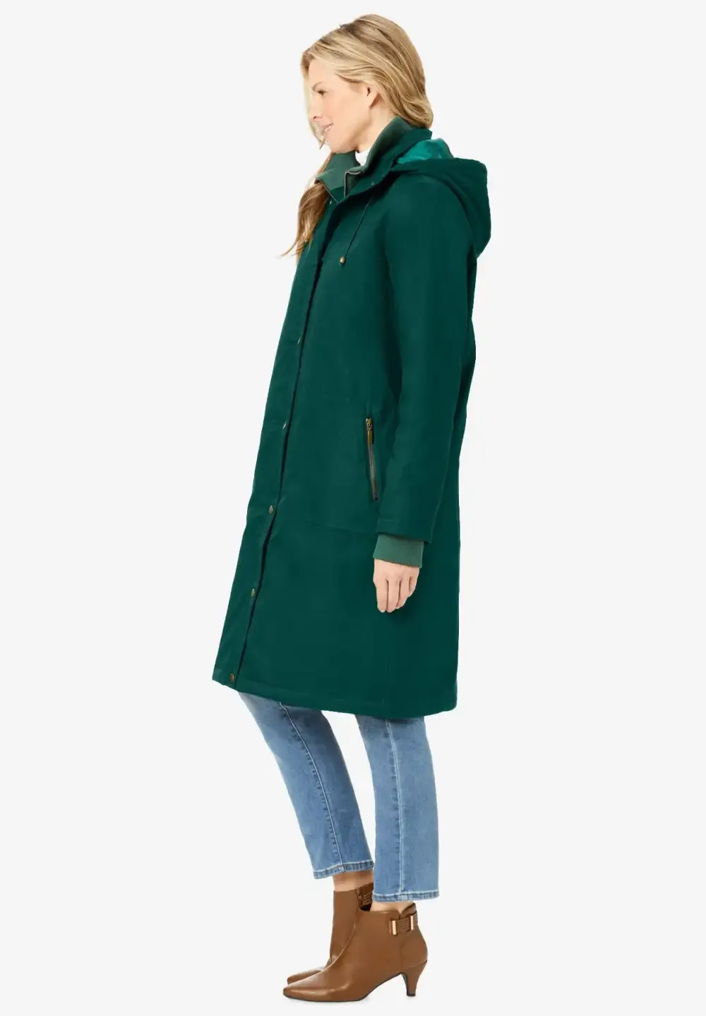 Twill Hooded Stadium Jacket