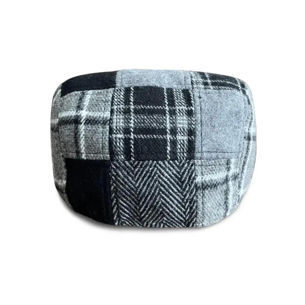 The Lunchbox Blackbox Edition Boston Scally Cap - Black Plaid