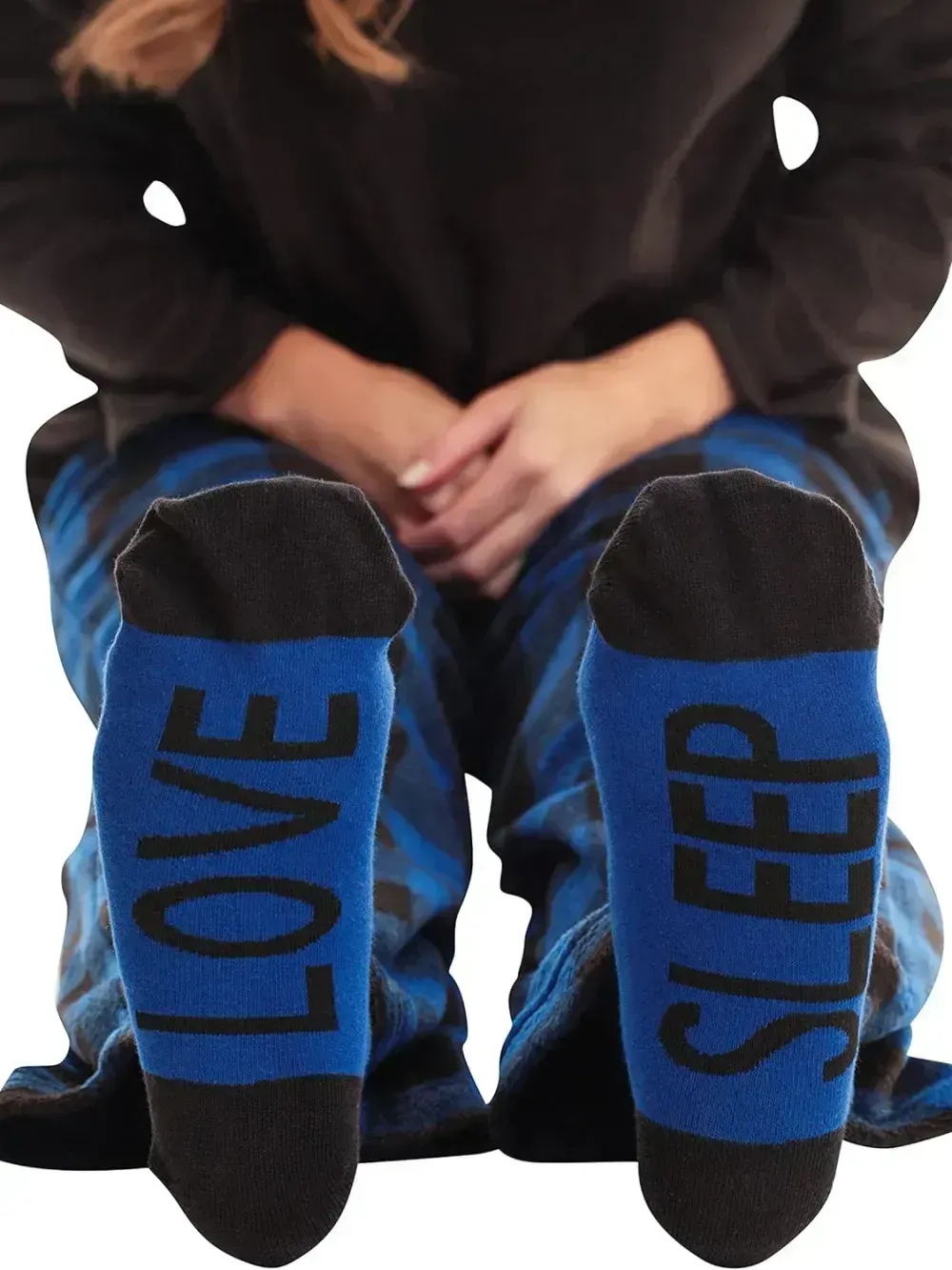 Women’s Pajama Pant Set - Nightgown with Matching Socks