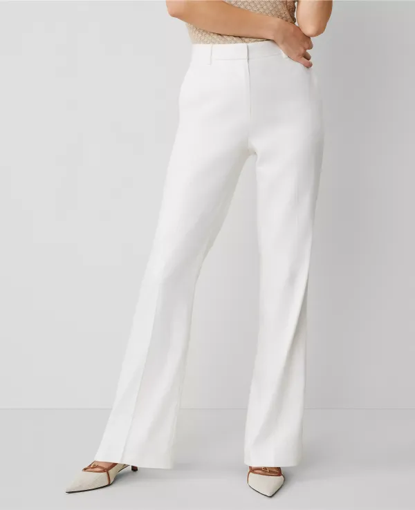 The Trouser Pant in Herringbone Linen Blend
