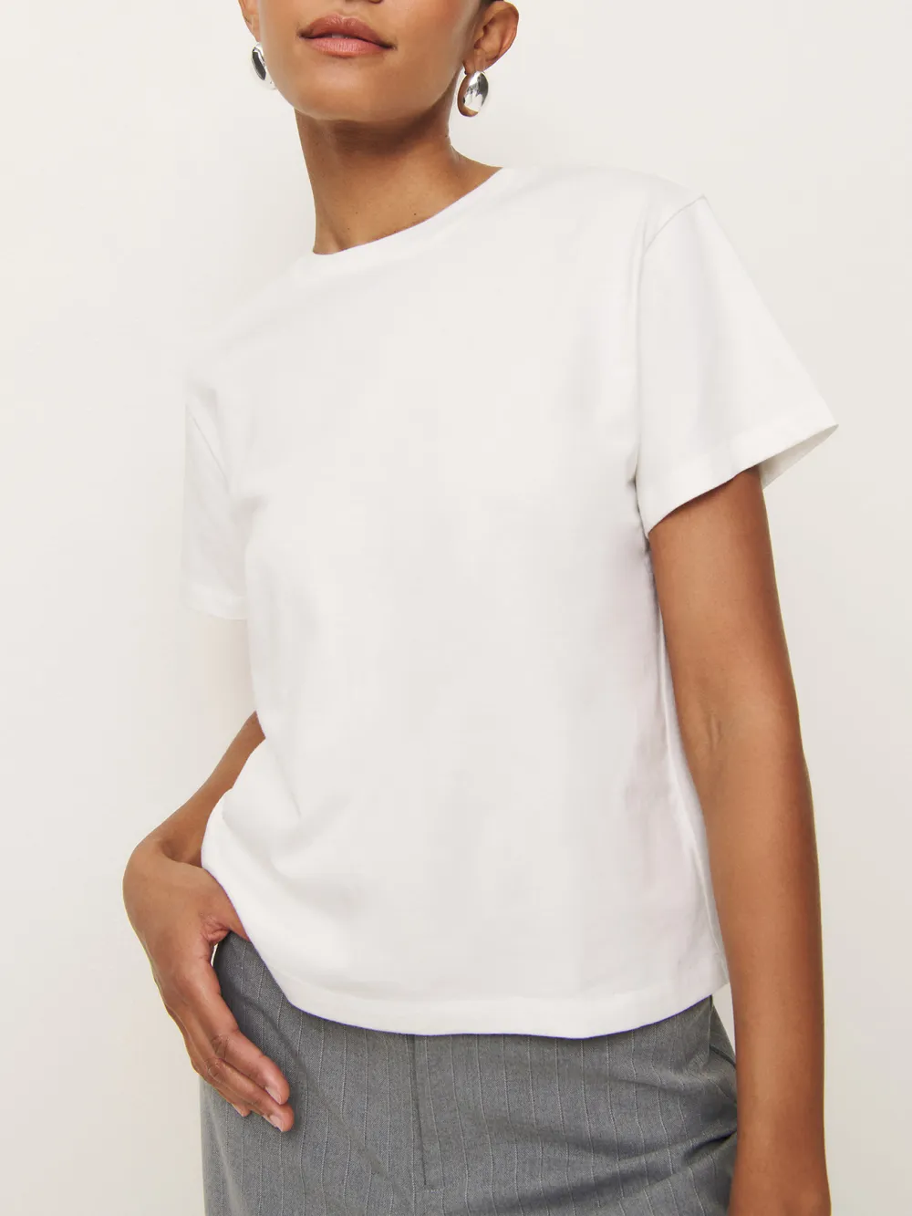 Loose Fit Crew Neck T-Shirt