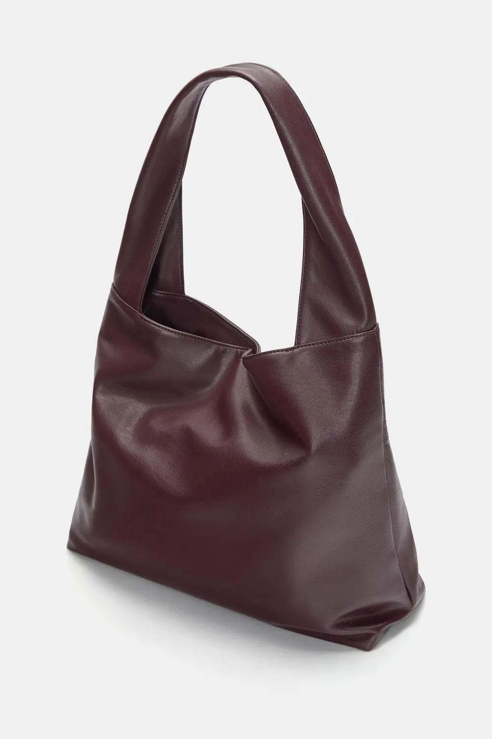 Bolso shopper efecto piel