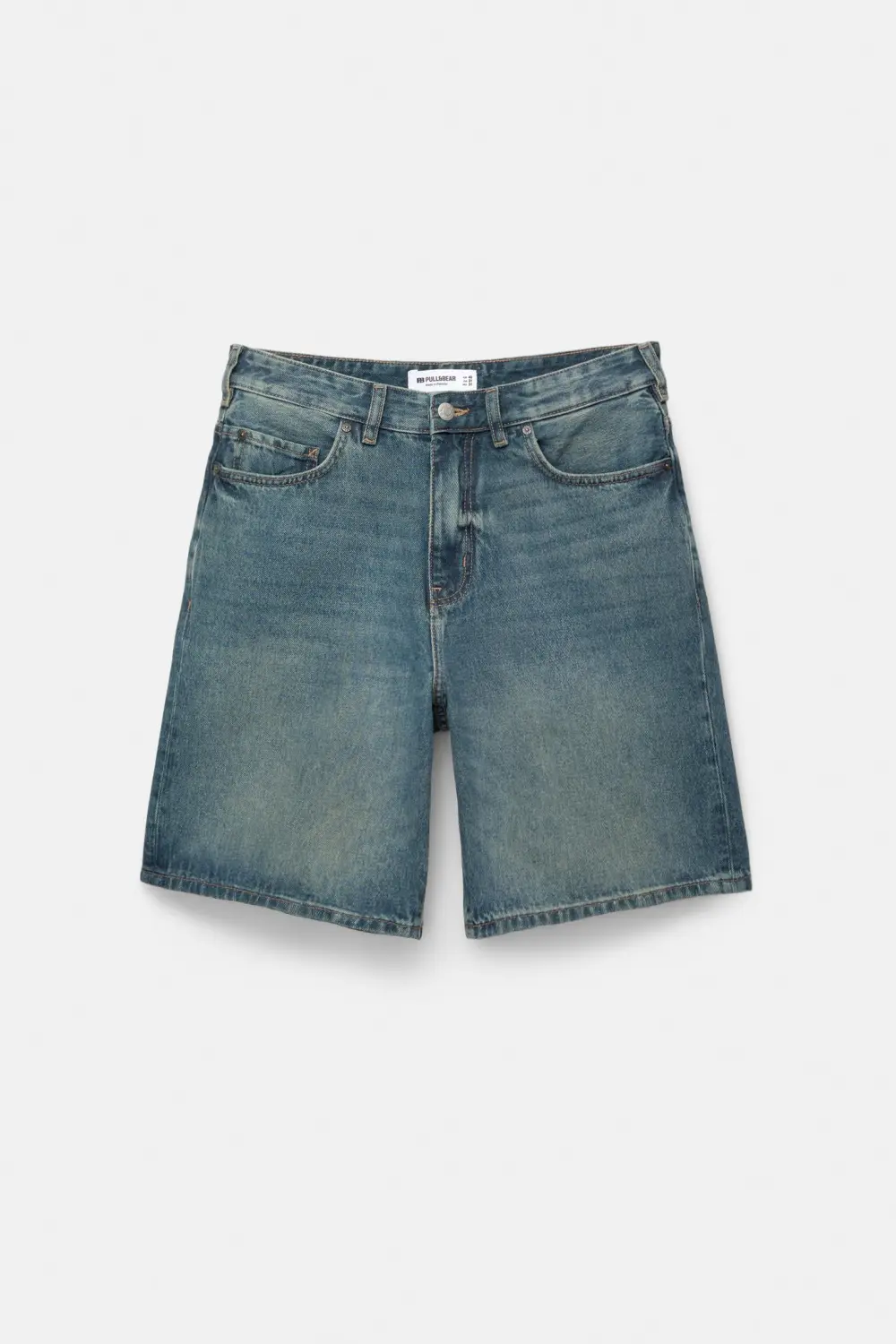 Standard denim Bermuda shorts