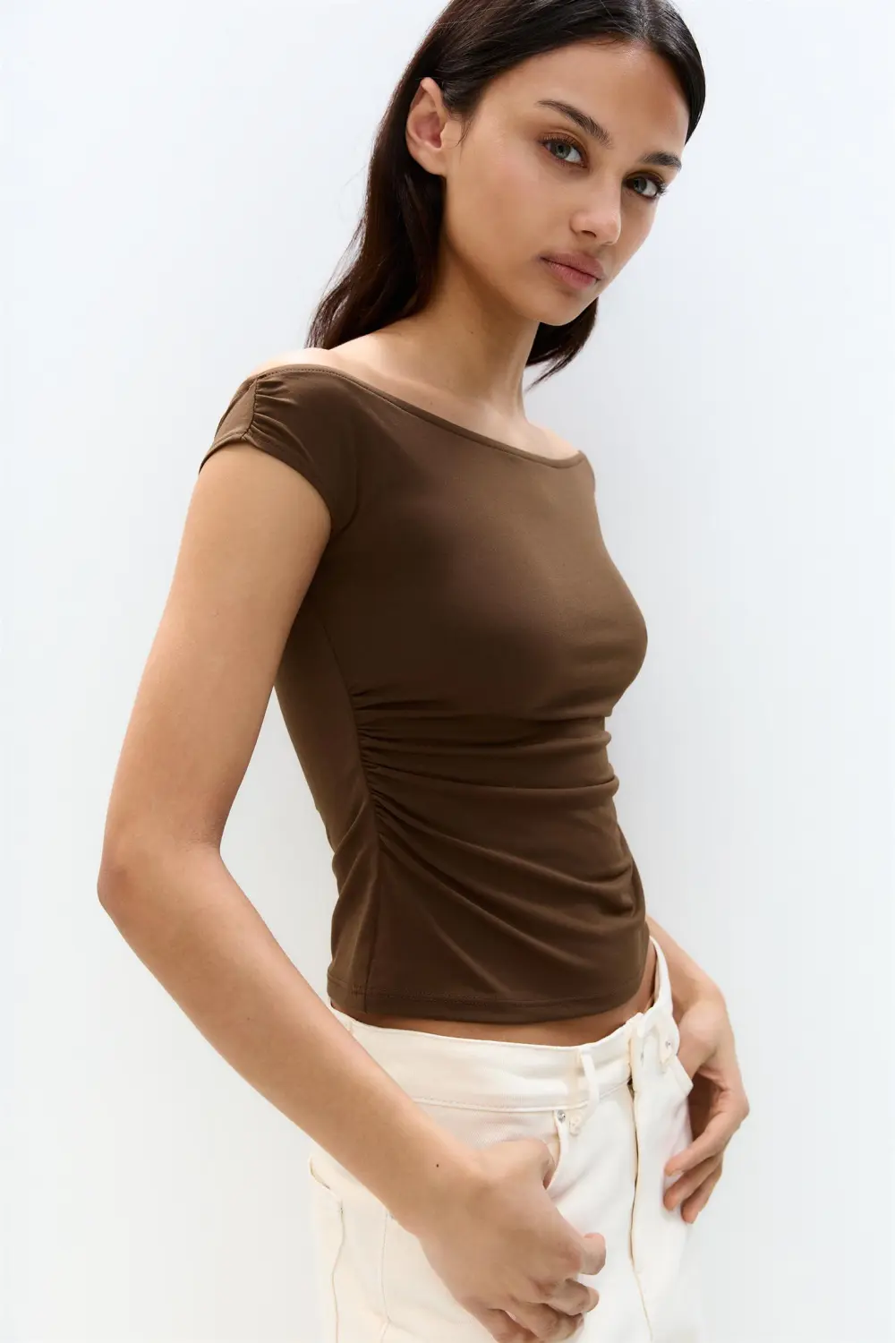 Off-the-shoulder top
