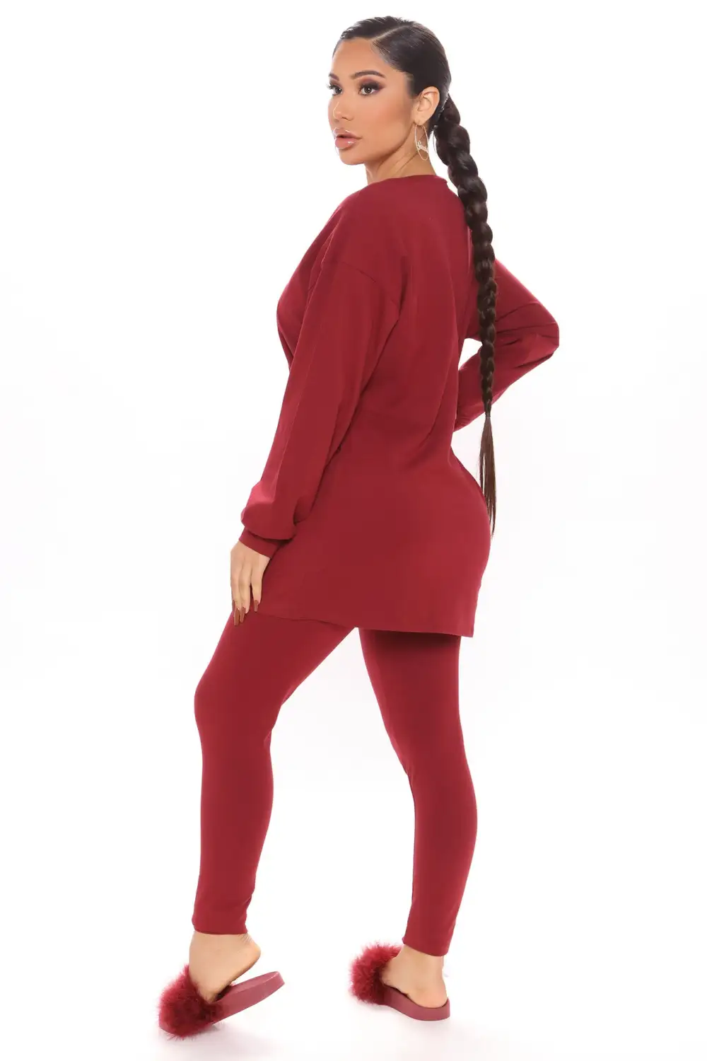 Paparazzi Legging Set - Burgundy