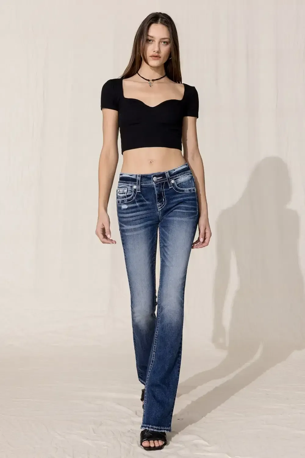 U2 Horseshoe Bootcut Jeans
