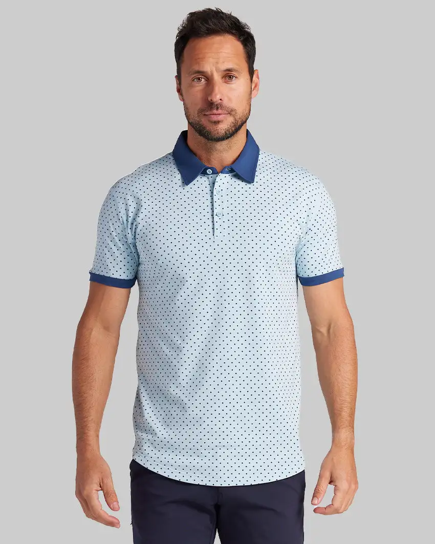 Drop-Cut: Lux Dotted Polo