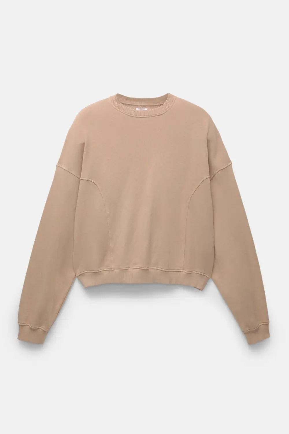 Sudadera boxy costuras