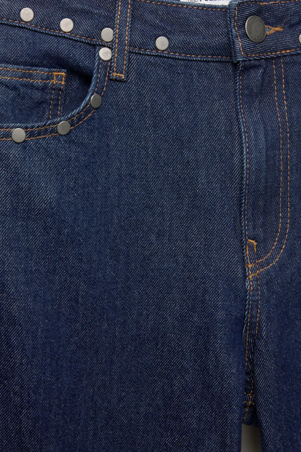 Jeans rectos tachas