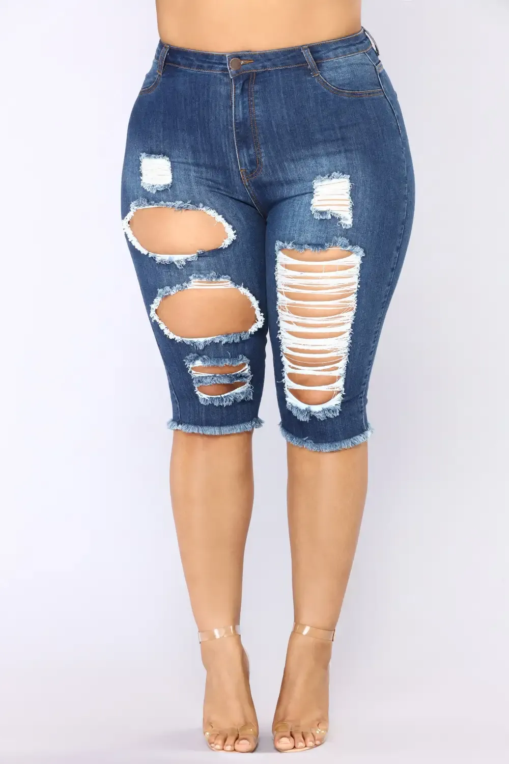 Lost At Sea Shorts - Dark Wash