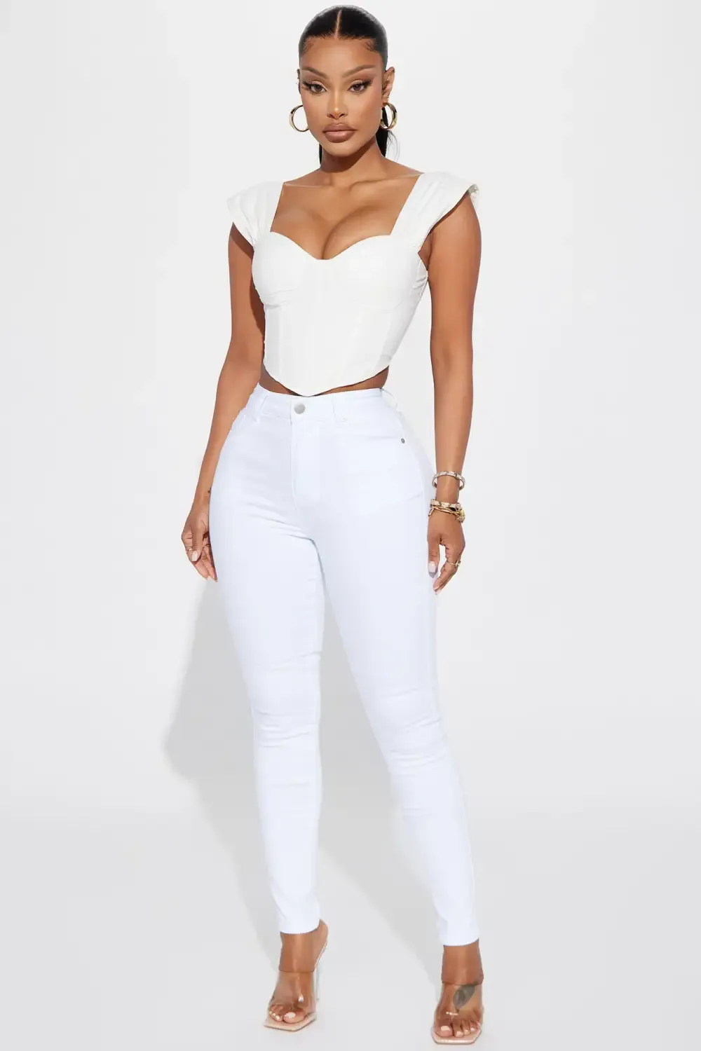 Irresistible Stretch Skinny Jean - White