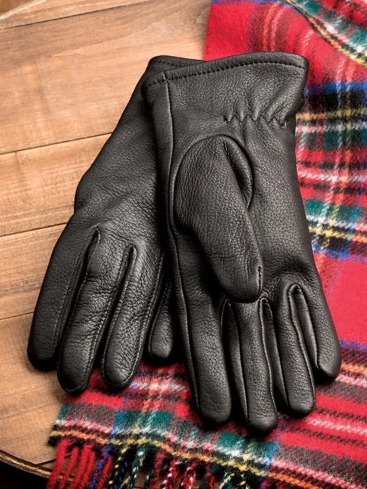 Women's Lined Deerskin Leather Gloves