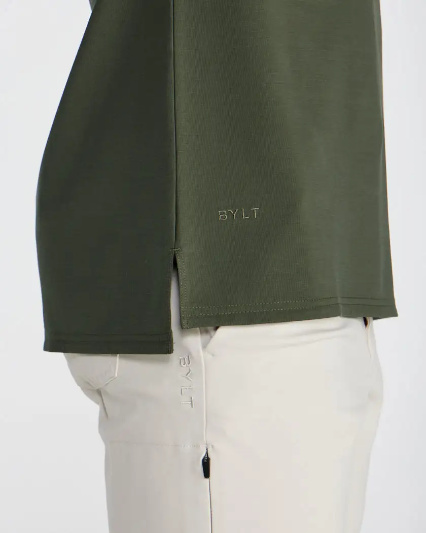 Limitless Short Sleeve Split Hem