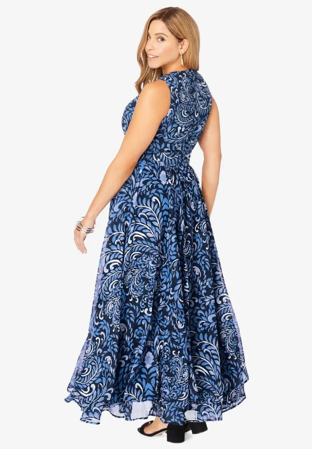 Georgette Flyaway Maxi Dress